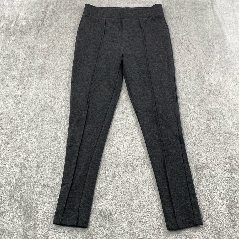 Lou & Grey S Pull On Seam‎ Dark Gray Skinny Casual Leggings Pants